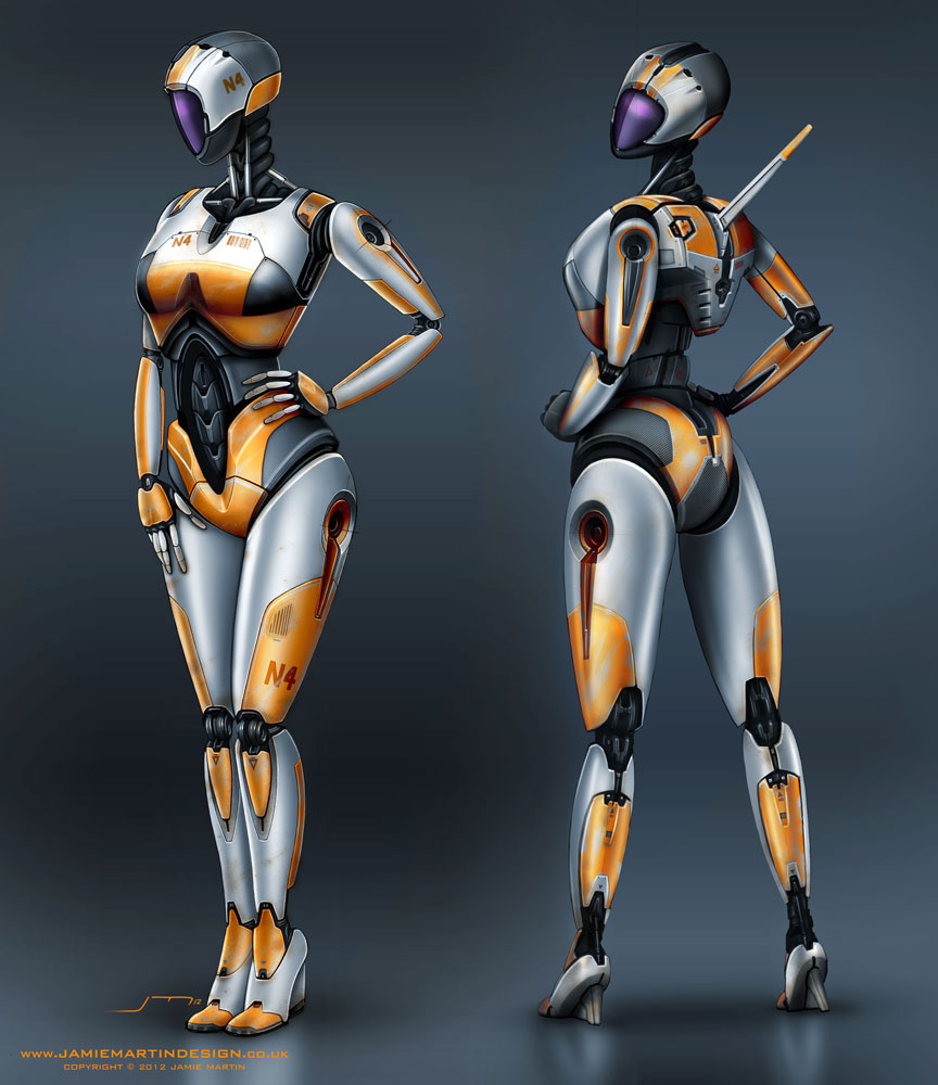 tilbage Partina City krybdyr CGTalk | 'P I T G I R L' (Female Robot Concept Design)