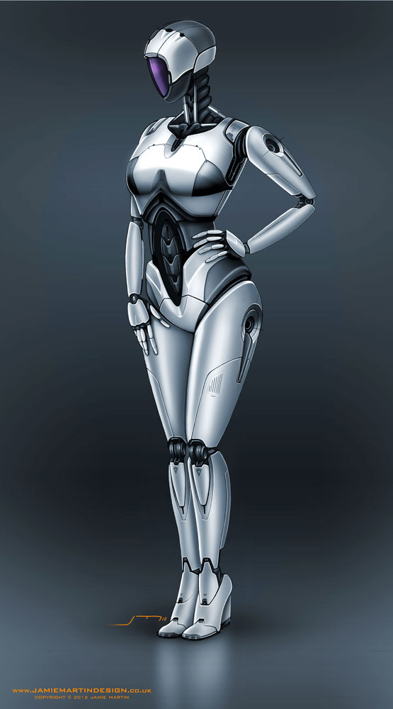 'P I T G I R L' (Female Robot Concept Design) - Page 4 'P I T G I R L' (Female Robot Concept Design) - Page 4 - 555 x 1000 jpeg 58kB