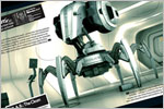 C.R.A.B. Police Robot Concept Design (Magazine Feature)