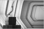 'Clean-Room' Futuristic Environment Concept Design (3D Wireframe)