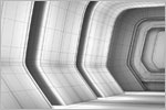'Clean-Room' Futuristic Environment Concept Design (3D Wireframe)