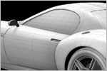 'Cobra Venom' Concept Car Design (3D Wireframe)