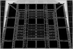 'Industrial Chamber' Environment Concept Design (3D Wireframe)