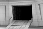 'Industrial Chamber' Environment Concept Design (3D Wireframe)