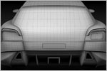 'SHC' Concept Car Design (3D Wireframe)